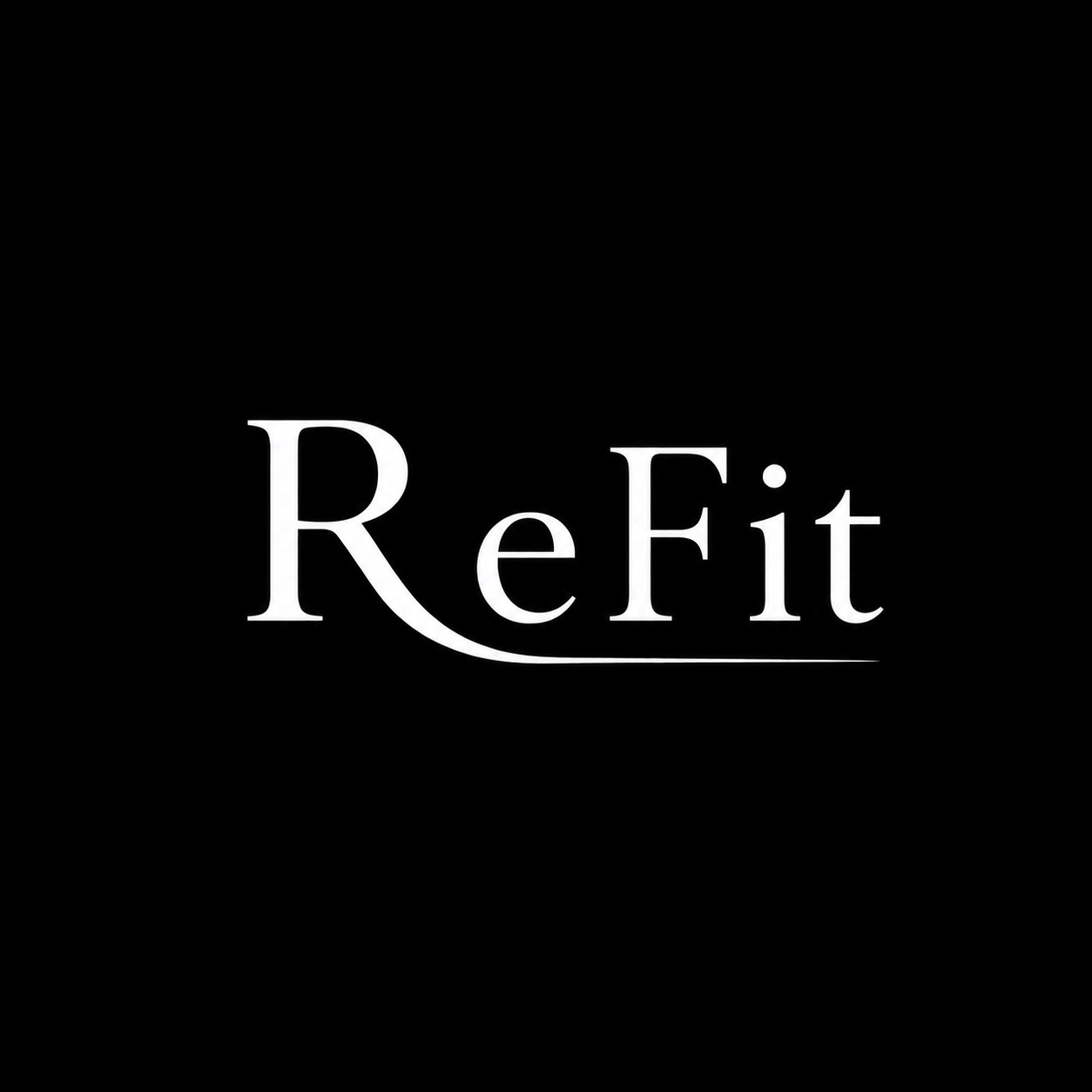 ReFitロゴ(白抜き)